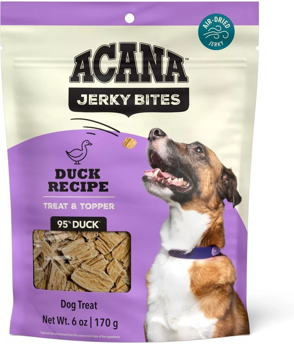 acana-jerky-bites-duck-flavor-grain-free-high-protein-dog-treats ACANA Jerky Bites Duck Flavor Grain-Free High-Protein Dog Treats