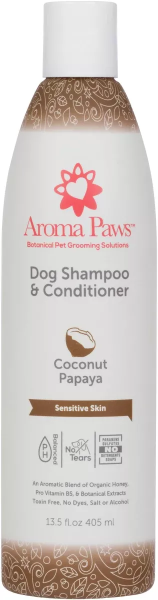 aroma-paws-coconut-papaya-dog-shampoo-conditioner-13-5-oz Aroma Paws Coconut Papaya Dog Shampoo & Conditioner - 13.5 oz