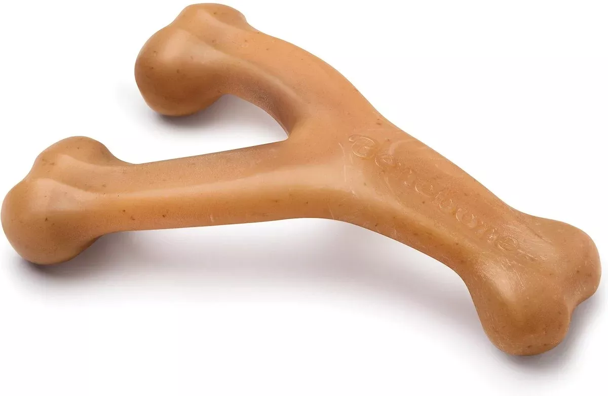 benebone-dog-wishbone-chicken-flavor-chew-toy Benebone Dog Wishbone Chicken Flavor Chew Toy