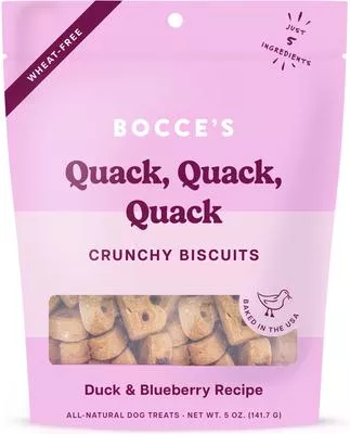 bocce-s-bakery-everyday-quack-quack-quack-biscuits-crunchy-dog-treats-5-oz-bag Bocce's Bakery Everyday Quack Quack Quack Biscuits Crunchy Dog Treats, 5-oz bag