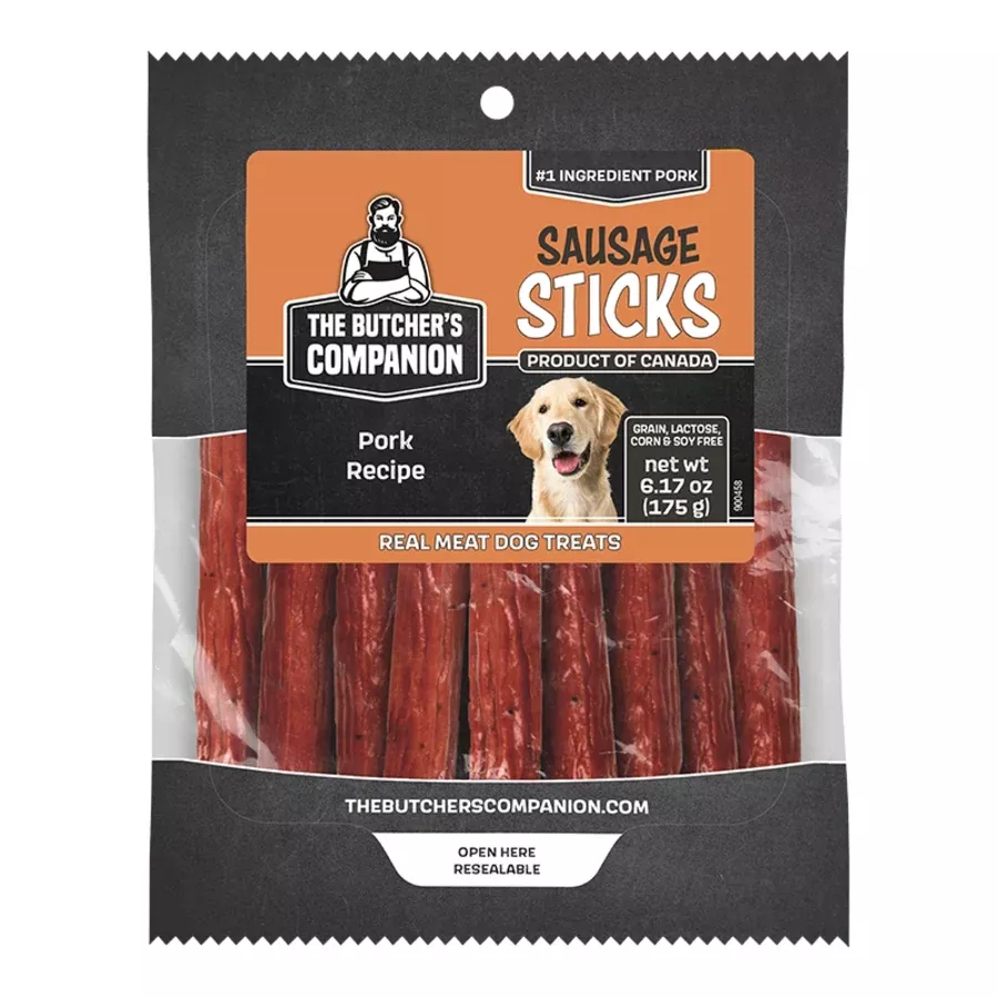 butcher-s-companion-sausage-sticks-pork-recipe-dog-treats The Butcher's Companion Sausage Sticks Pork Recipe Dog Treats
