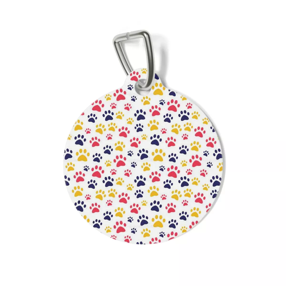 colorful-paw-print-pet-tag-personalized-dog-cat-id-tag Colorful Paw Print Pet Tag — Personalized Dog/Cat ID Tag