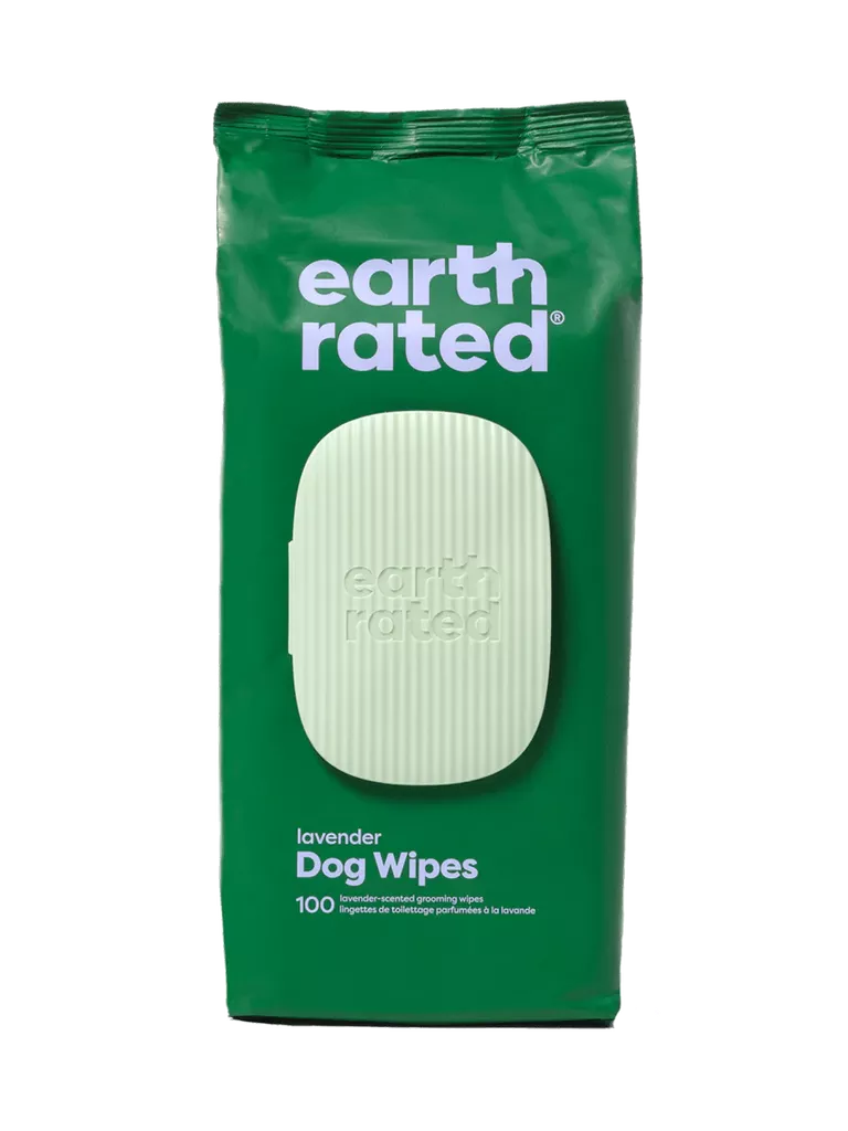 Earth Rated Grooming Wipes Lavender