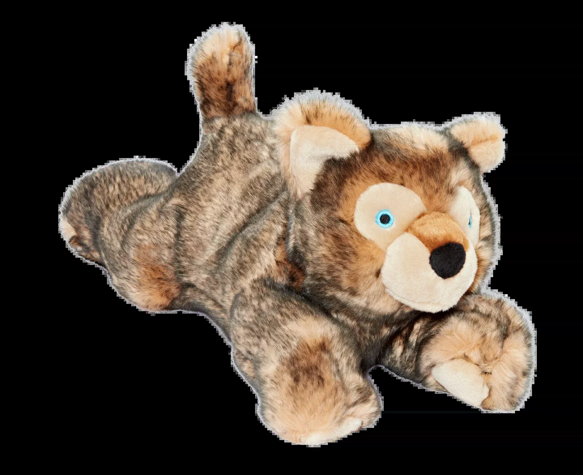 fluff-tuff-lobo-wolf-plush-dog-toy Fluff & Tuff "Lobo" Wolf Plush Dog Toy