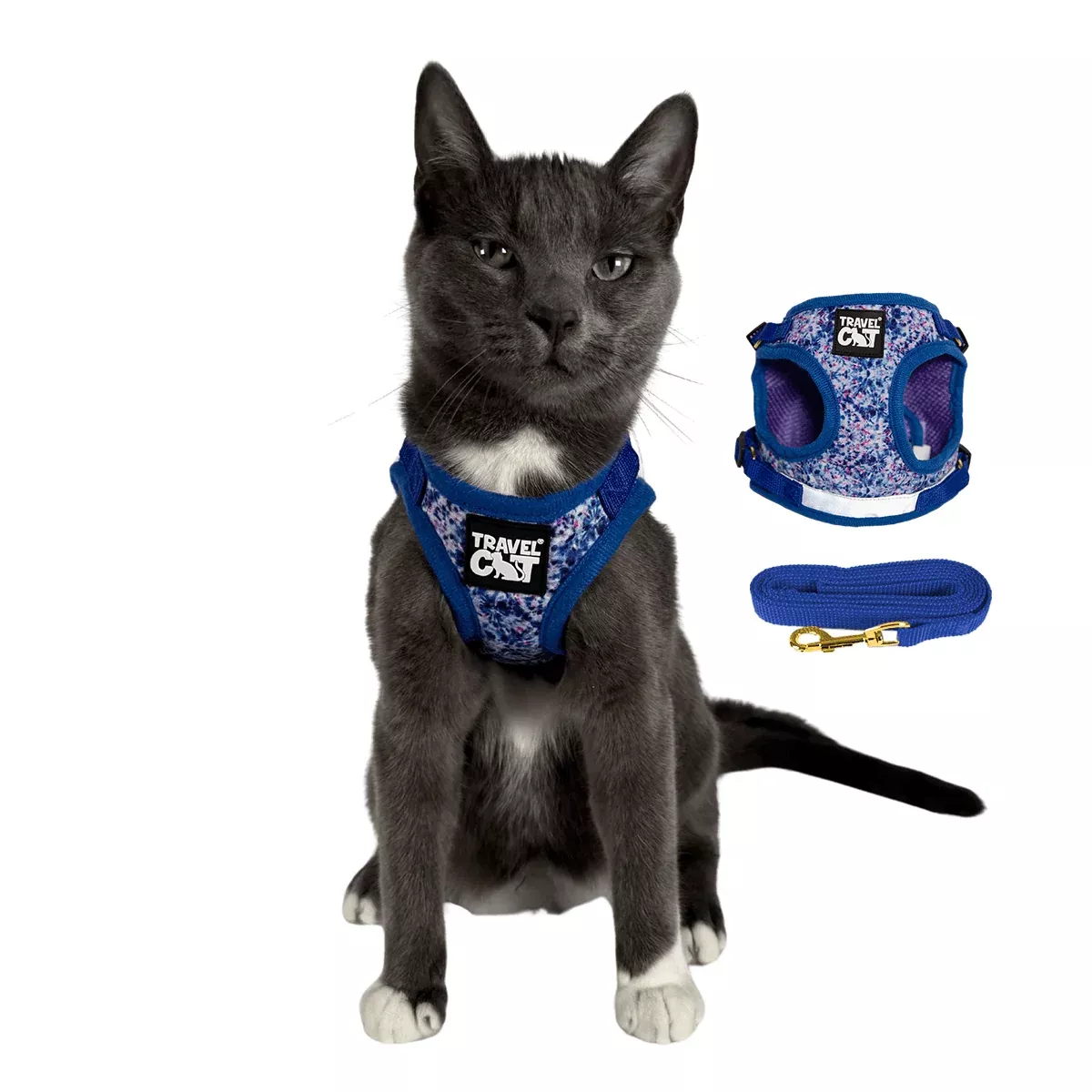 groovy-cat-tie-dye-limited-edition-harness-leash-set "The Groovy Cat" Tie Dye Limited Edition Harness & Leash Set