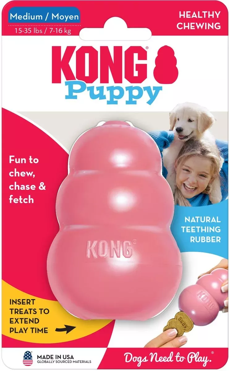 kong-dog-classic-puppy-toy KONG Dog Classic Puppy Toy