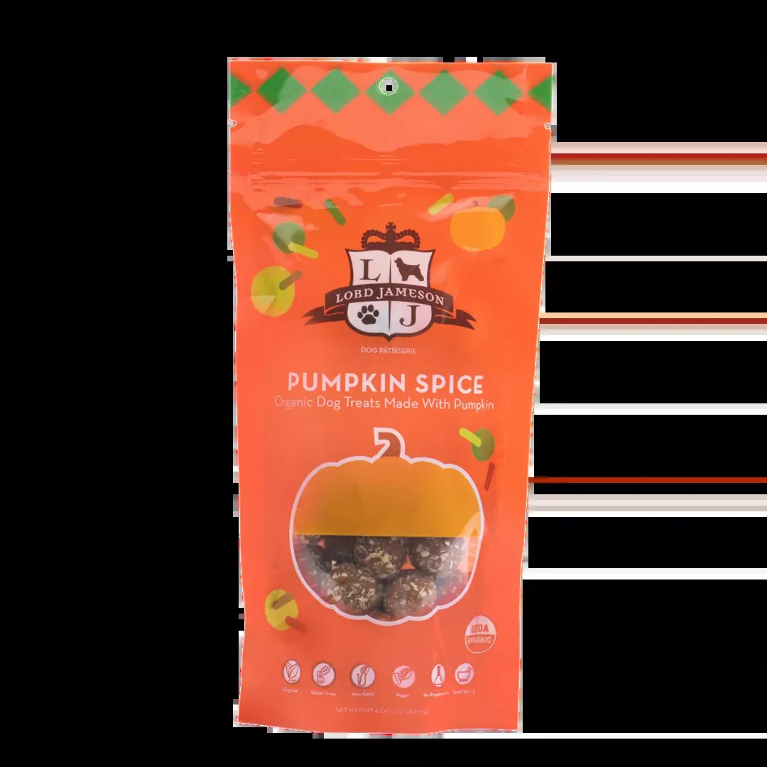 Lord Jameson Pumpkin Spice Organic Soft & Chewy Dog Treats