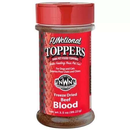 Northwest Naturals Beef Blood Freeze Dried FUNctional Toppers