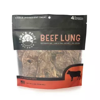 oma-s-pride-freeze-dried-beef-lung-treat-dogs-cats Oma's Pride Freeze Dried Beef Lung Treat for Dogs and Cats