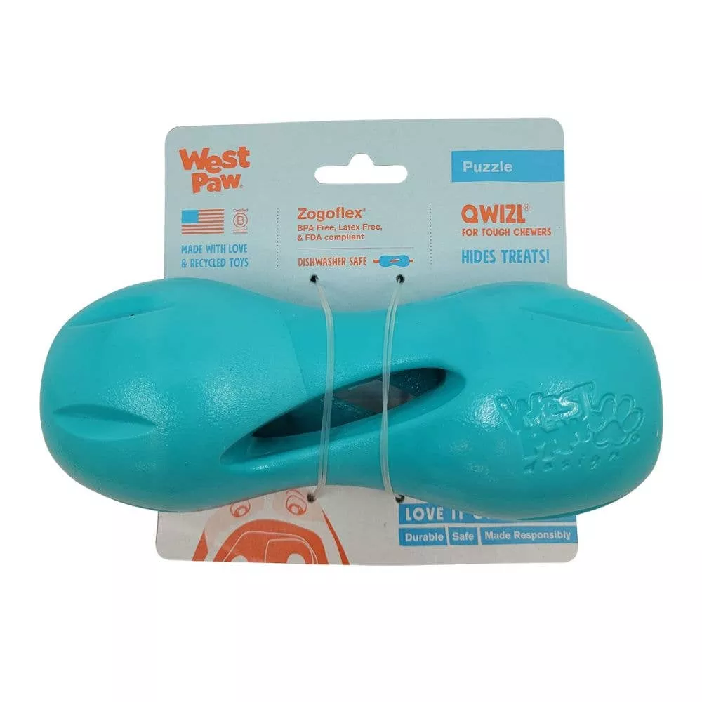 west-paw-qwizl-puzzle-treat-dispensing-dog-toy-spring-2026-colors West Paw Qwizl Puzzle Treat-Dispensing Dog Toy, Spring 2026 Colors