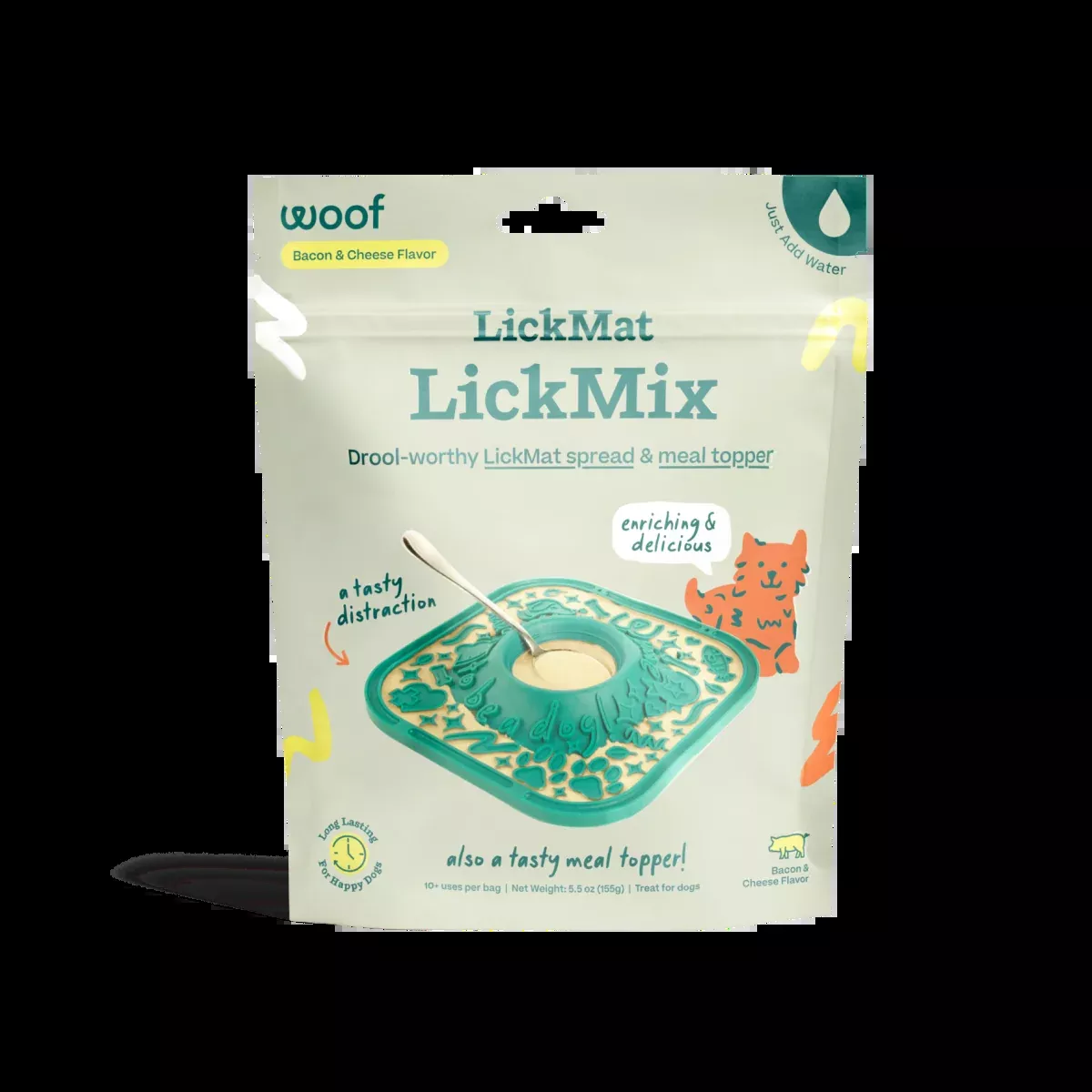 woof-lickmat-lickmix-bacon-cheese Woof LickMat LickMix, Bacon & Cheese