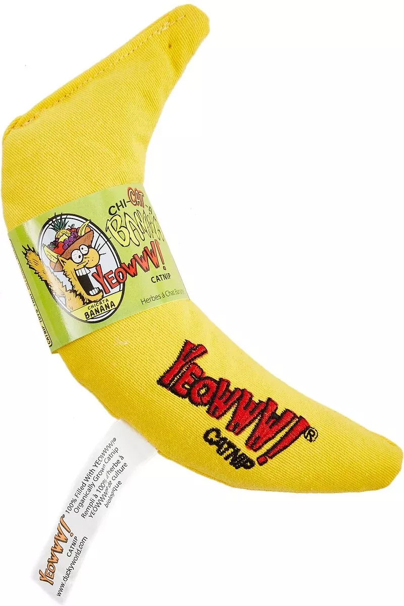 yeowww-catnip-yellow-banana-cat-toy Yeowww! Catnip Yellow Banana Cat Toy