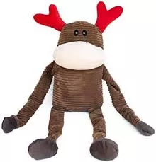 zippypaws-holiday-crinkle-reindeer-plush-dog-toy-large ZippyPaws Holiday Crinkle Reindeer Plush Dog Toy Large