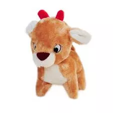 zippypaws-holiday-deluxe-reindeer-plush-dog-toy ZippyPaws Holiday Deluxe Reindeer Plush Dog Toy