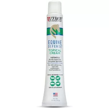 Zymox Equine Defense for Horse - Topical Cream - 2.5 oz. tube - [Chronic Skin & Hoof Conditions]