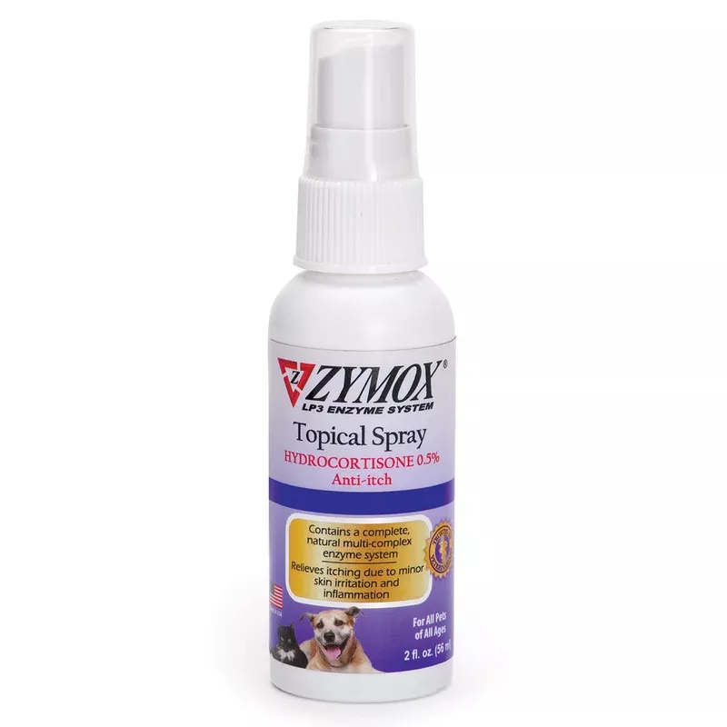 zymox-topical-spray-with-0-5-hydrocortisone-2-oz Zymox Topical Spray with 0.5% Hydrocortisone – 2 oz
